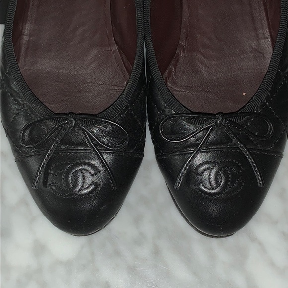 Authentic Chanel Quilted Flats in size 36.5 - Picture 4 of 7